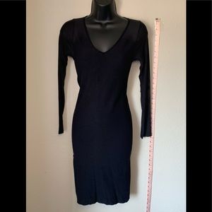 bebe Black Dress with Sheer Detail